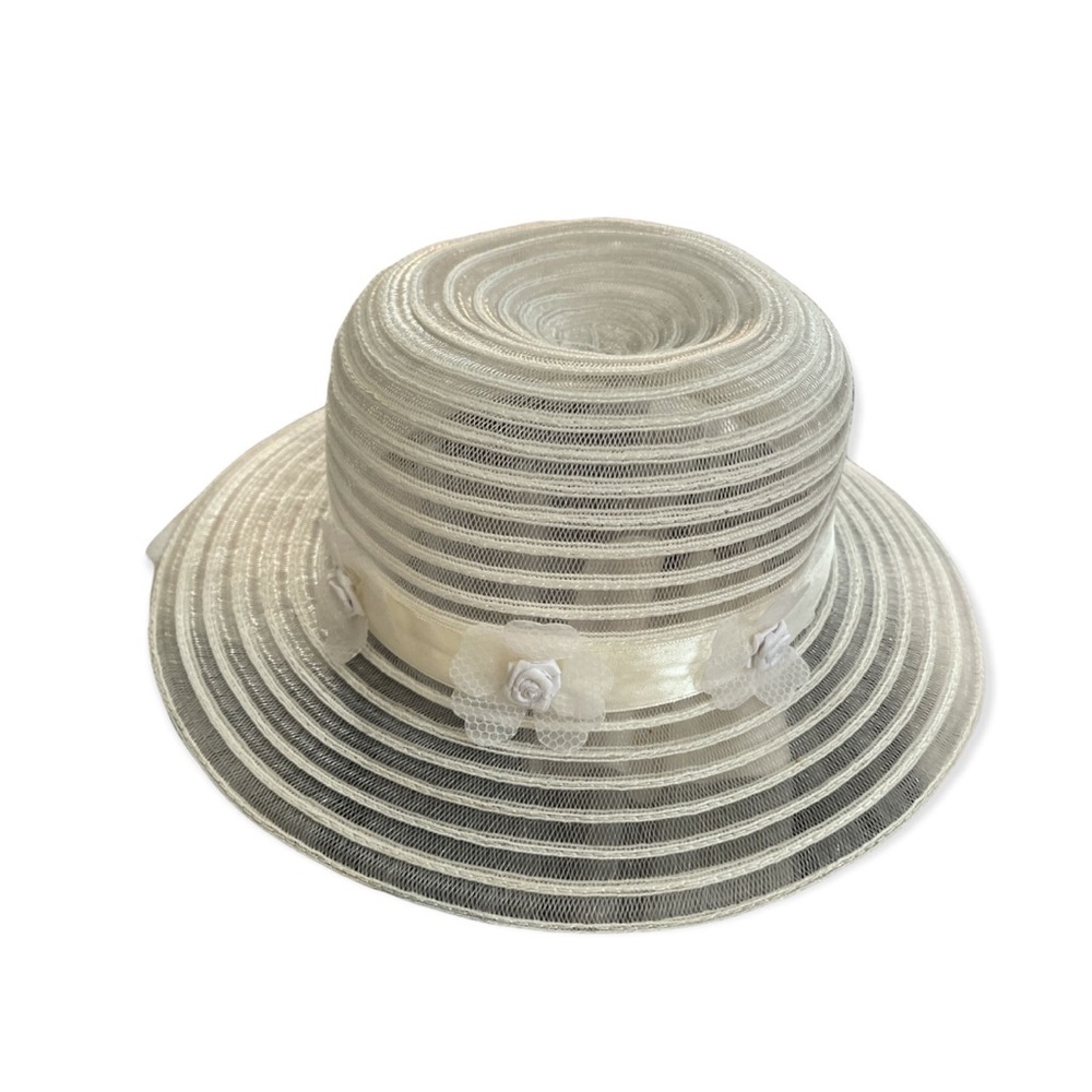 White dress hat for child